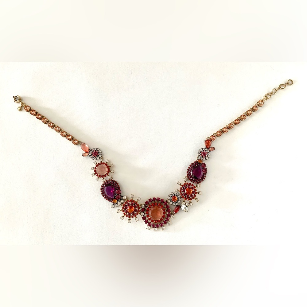 Dramatic Multi-Medallion, Multi-Gemstone J. Crew … - image 6